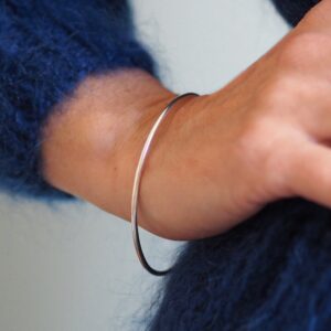 Bracelet Jonc Émoi - Argent 925 ou Vermeil